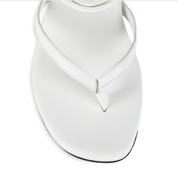 Off-White Zip-tie Leather Flat Sandals - Picture 7 of 13